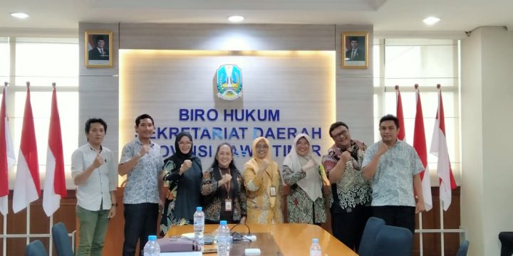 Koordinasi dan konsultasi JDIH Kota Probolinggo ke Biro Hukum  Provinsi Jawa Timur