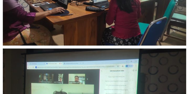 Mengikuti Sosialisasi Pedoman Pelaporan dan Penilaian Anggota JDIH
